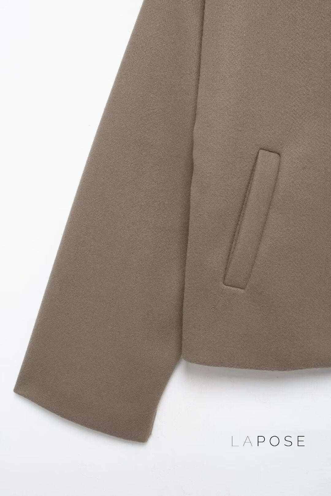Arina Lapel Button-Up Jacket