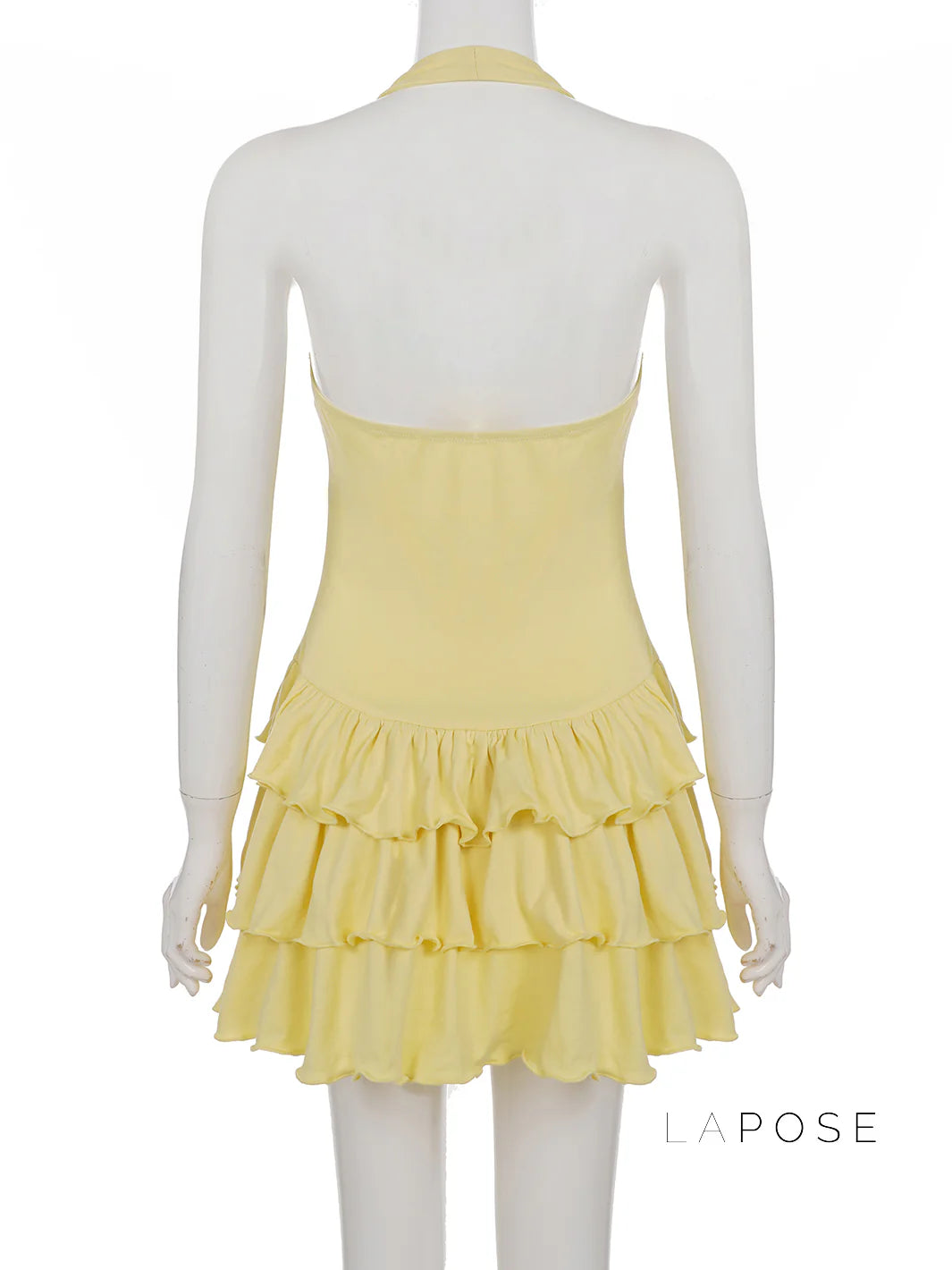 Aziya Halter Pleated Mini Dress