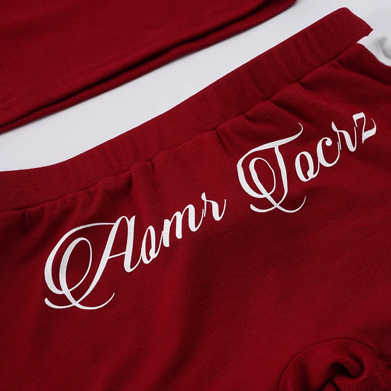 Brandi Sporty V-Neck Shorts Set