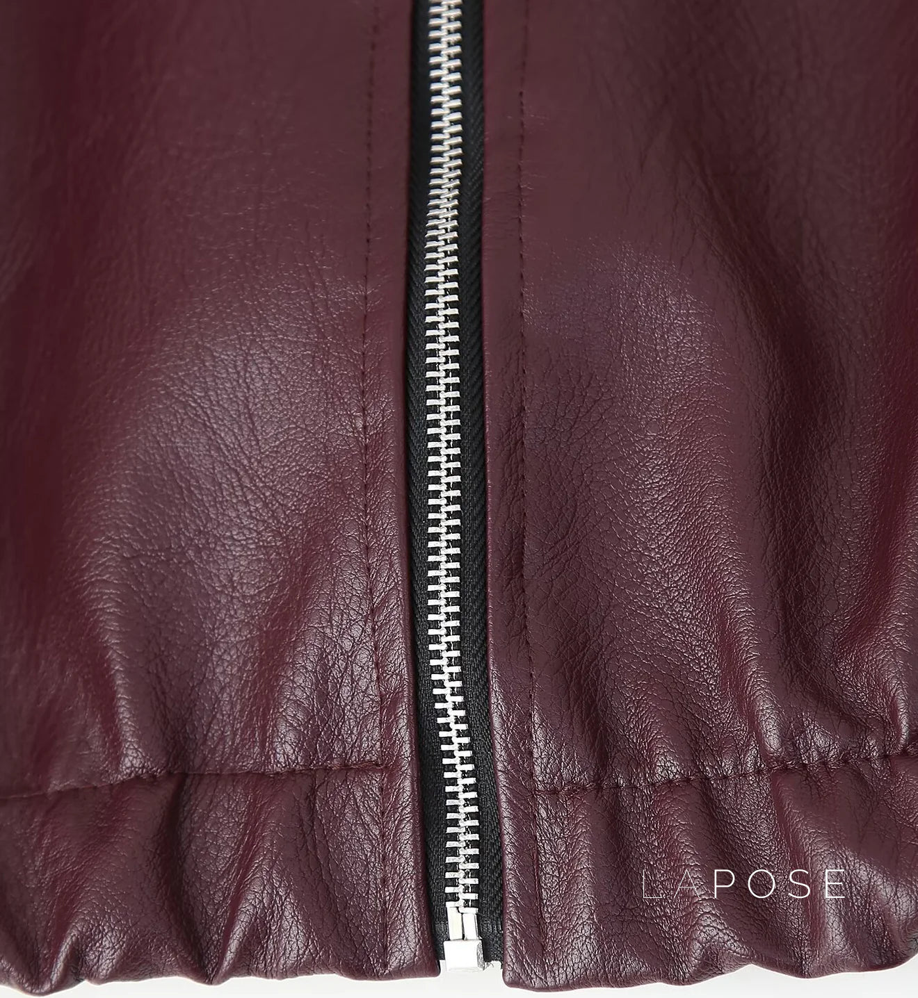 Brenna Lapel Faux Leather Jacket