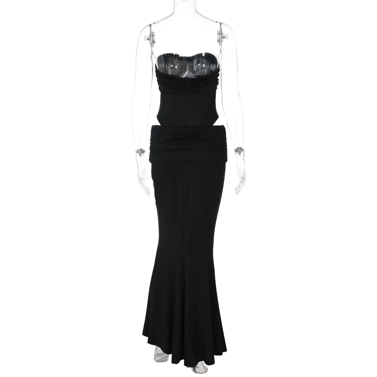 Celia Strapless Bodysuit Maxi Set