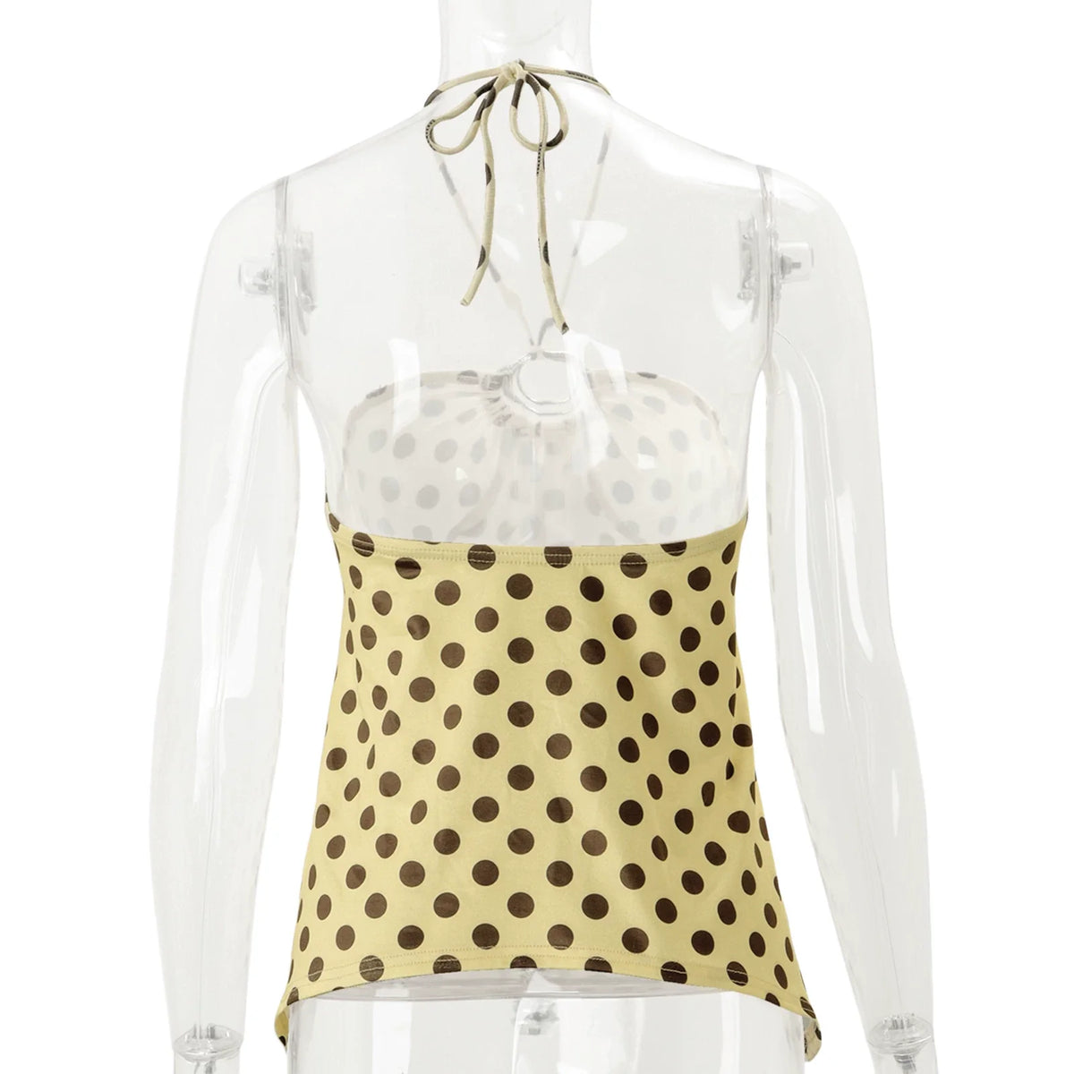 Ellaina Polka Dot Halter Top