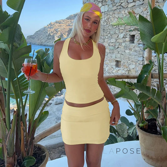 Emorie Square Neck Short Set