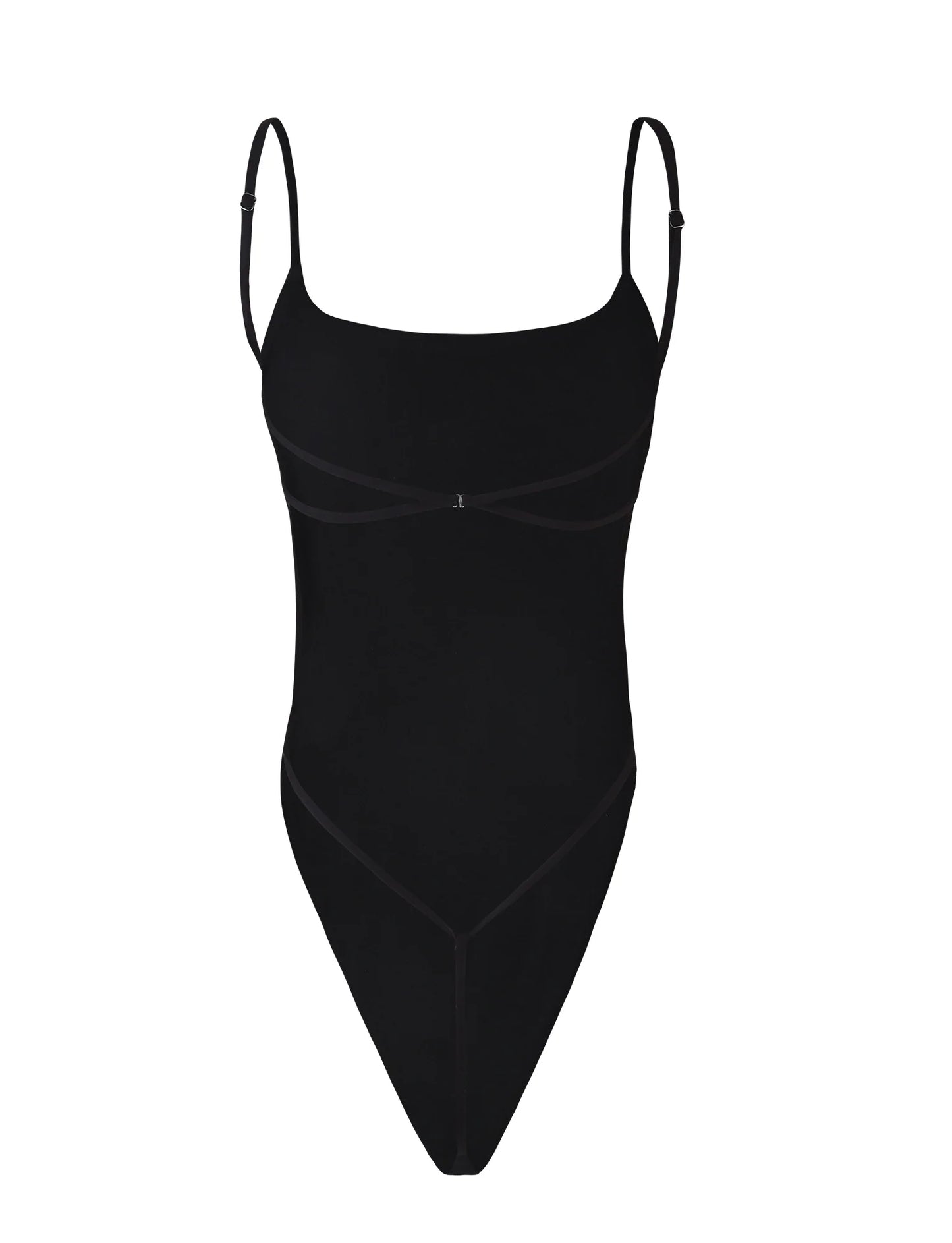Fabiola Figure-Hugging Scooped Bodysuit