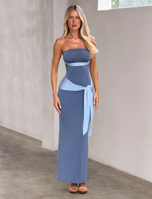 Lanaya Two-Tone Maxi Dress