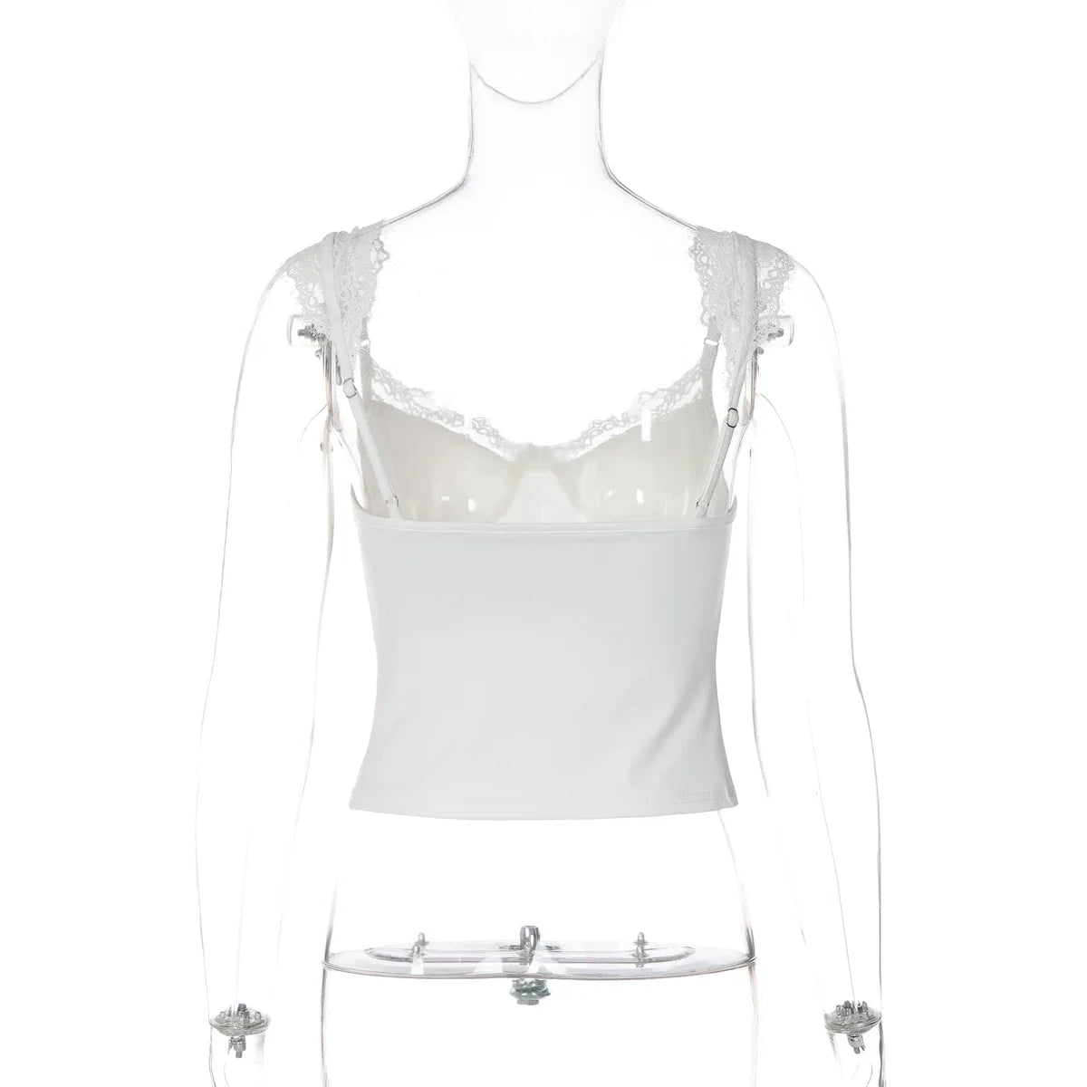 Leia Lace Trim Corset Camisole
