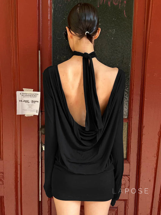 Monica Collared Bodycon Mini Dress
