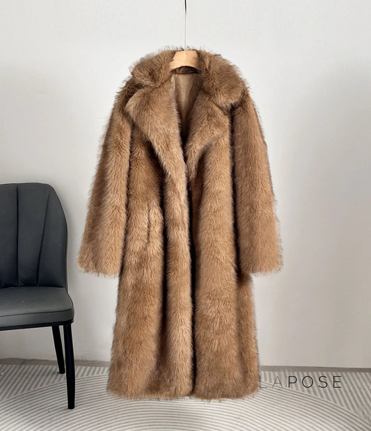 Nana Plush Faux Fur Coat