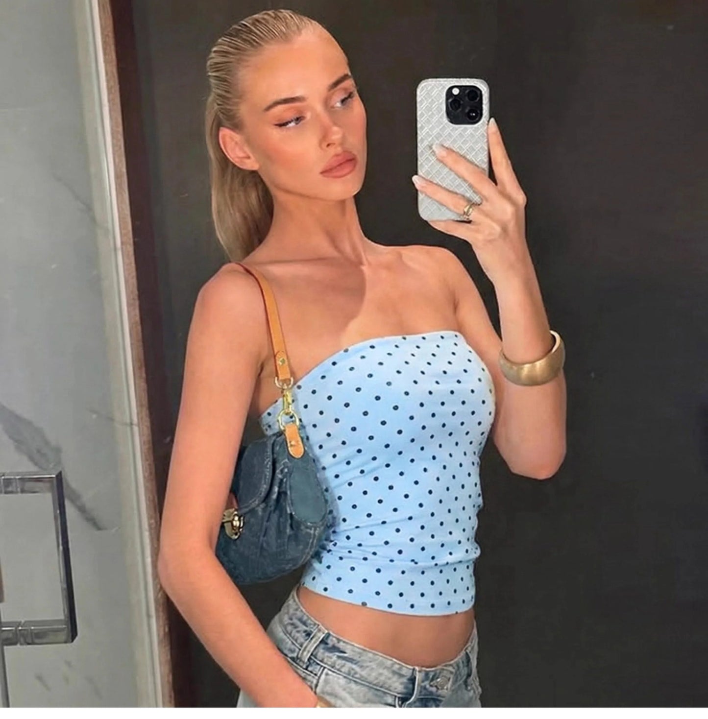 Polka Dot Tube Top