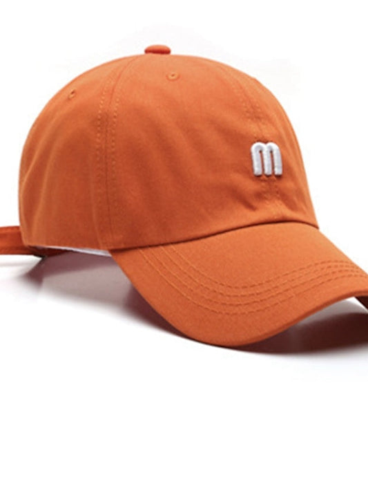 Men's Sun Hat Baseball Hat Daily Holiday Solid / Plain Color Cotton Sports & Outdoors Simple Breathability Casual / Daily 1 pcs for Women