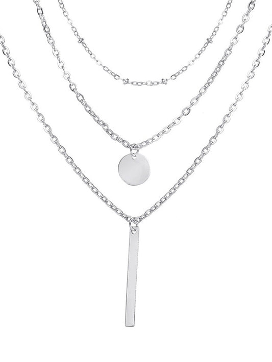 necklace Chic & Modern Street Geometry Necklaces / 3 Layered Necklace / Dailywear / Spring / Summer / Fall / Winter for Women