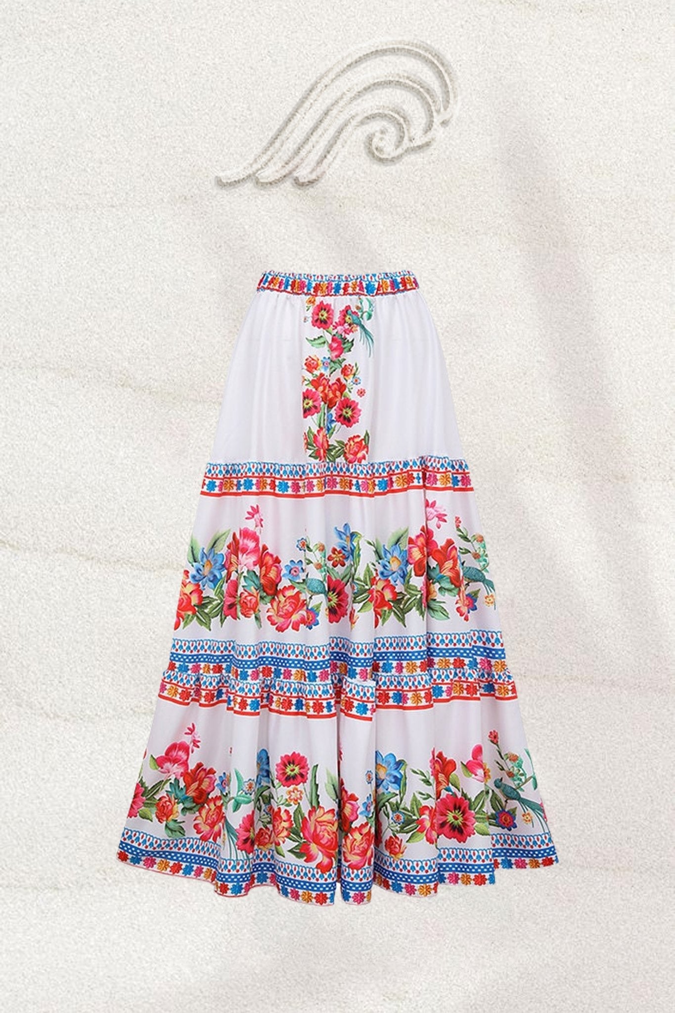Conjunto de baño de dos piezas con estampado floral vintage de Livia