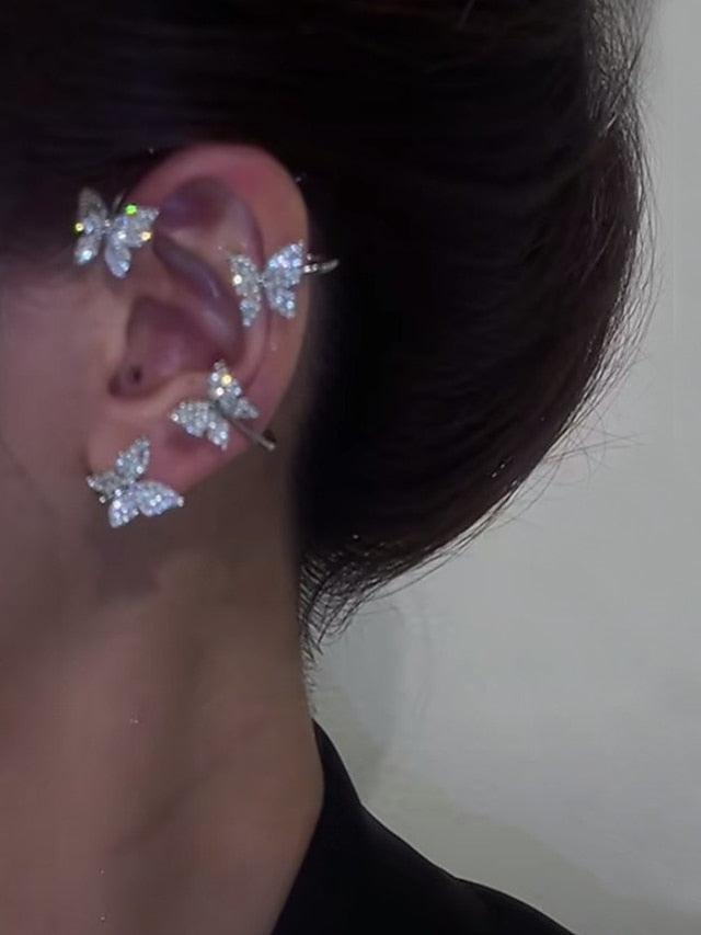 Earring Fashion Street Butterfly Earring (one piece) for Women