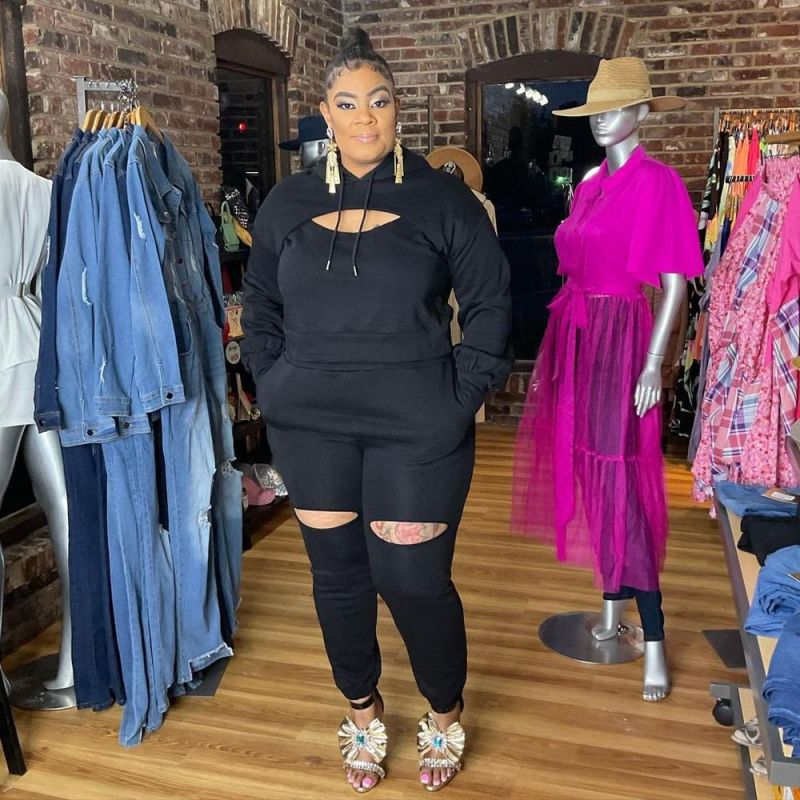 Conjunto de tres piezas de camisa y pantalones de manga larga para mujer