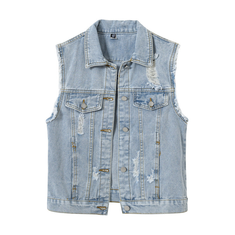 Chaleco vaquero informal Rick para mujer