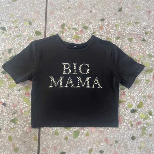 Camiseta de manga corta con estampado casual de moda para mujer