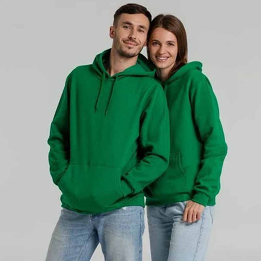 Sudadera con capucha de manga larga para hombre y mujer, informal, versátil, de color sólido, a la moda, para primavera y otoño.