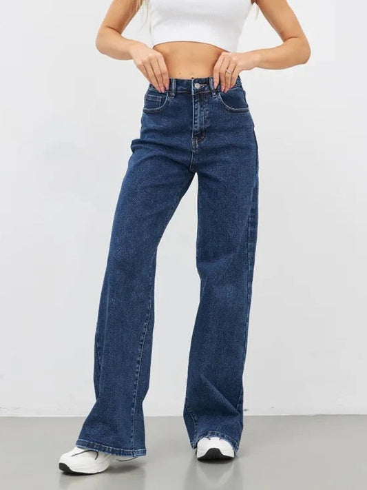 Women Summer Fashion High Waist Casual Jeans