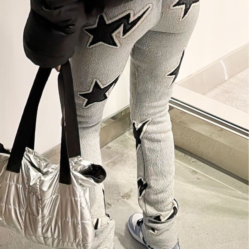 Women Casual Fashion Star Print Pants