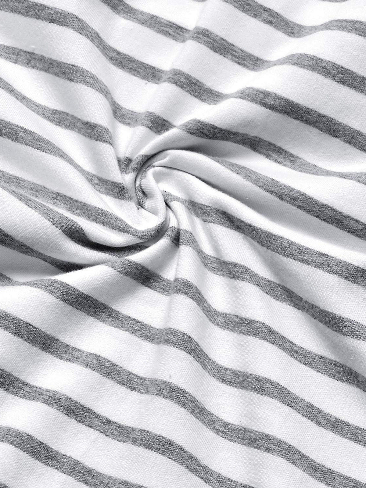 Maternity Casual Stripe Printed Long Sleeve Hooded Breastfeeding Top