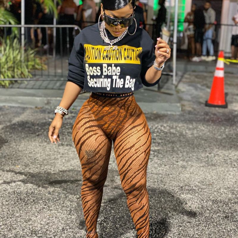 Pantalones pitillo informales con estampado de tigre de dibujos animados, personalizados y sexys para mujer