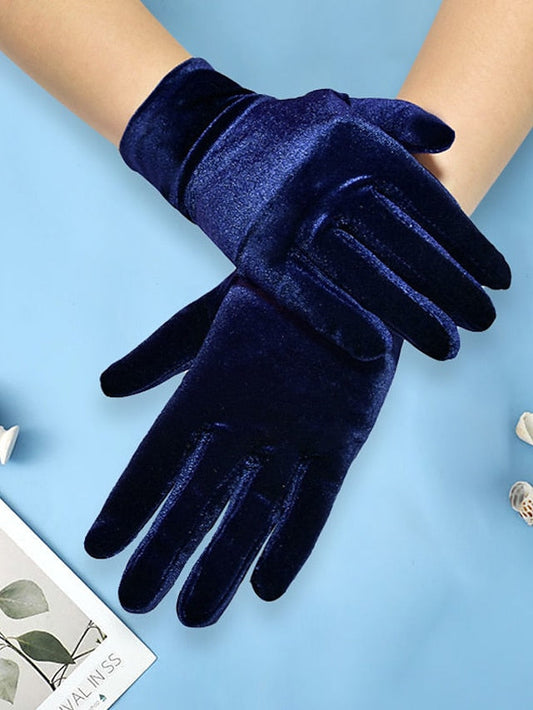 Warm Winter Gloves Gift Daily Solid / Plain Color Polyester Acrylic Fibers Simple Bridal Gloves Sexy 1 Pair for Women