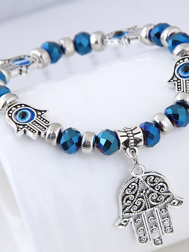Bead Bracelet Retro Eyes Classic Plastic Bracelet Jewelry Black / White / Red For Daily for Women