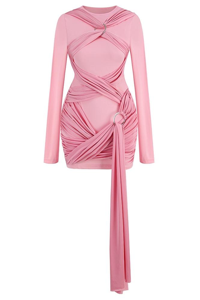 Minivestido con tirantes y cordones Odelia