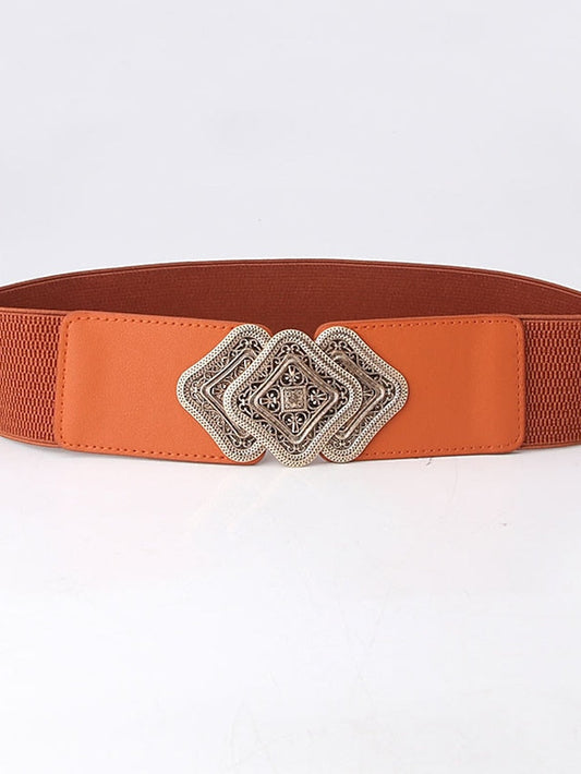 Belt PU White Black Camel Red Wide Belt Outdoor Dailywear Daily Holiday Pure Color / Spring / Summer / Fall / Winter for Women