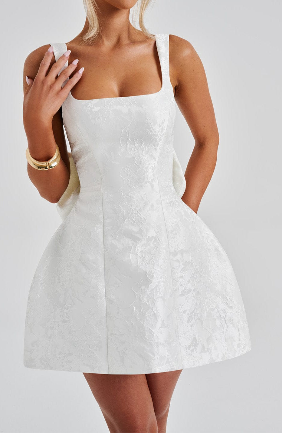 Rocio Mini Dress - Ivory