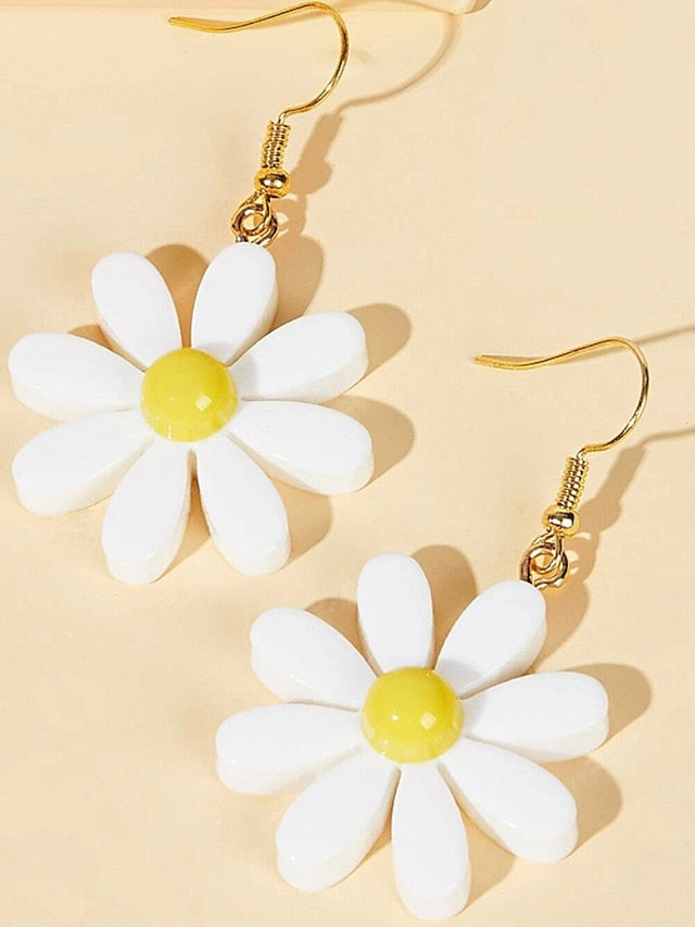 Earrings Elegant Street Flower Earring for Women