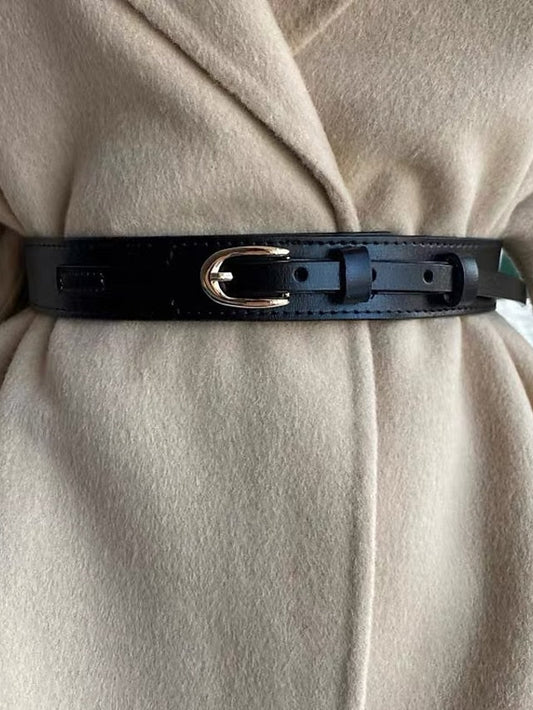 Corset Belt PU Leather Prong Buckle Plain Vintage Retro Work Daily Black Red Brown for Women
