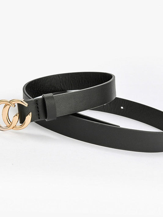 Belt PU White Black Brown Coffee Waist Belt Sport Daily Pure Color / Spring / Summer / Fall / Winter / Alloy for Women