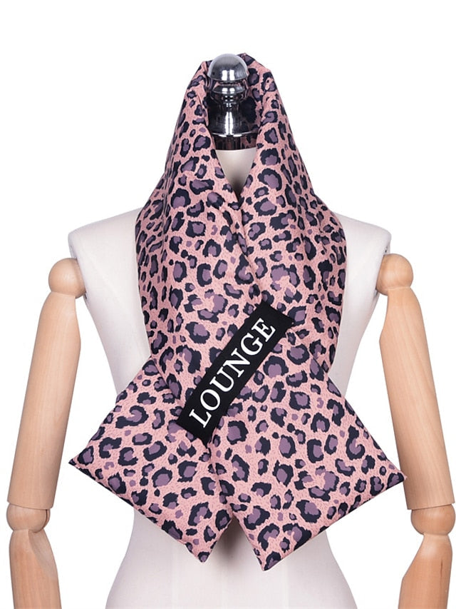Shawls & Wraps Outdoor Dailywear Weekend Beige Black White Scarf Leopard for Women