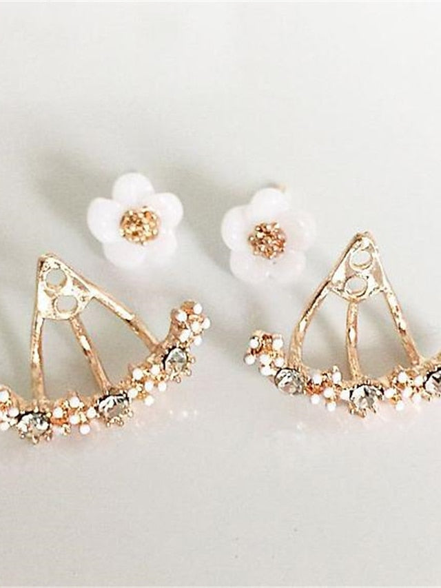 Earrings Chic & Modern Street Flower Earring / Gold / Silver / Fall / Winter / Spring for Women