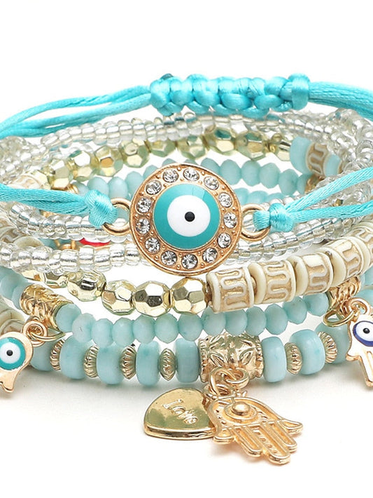 Bracelets Ethnic Style Street Color Block Bracelets & Bangles / Black / Red / Blue / Fall / Winter for Women