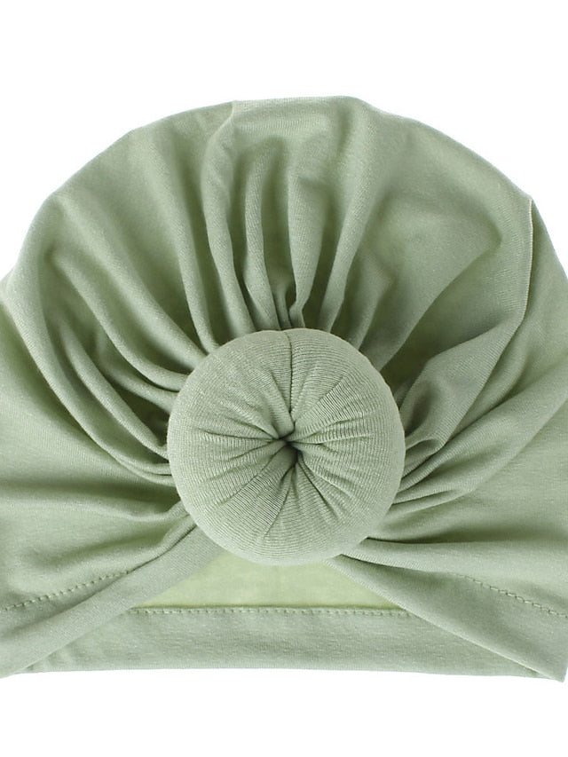 Kid's Fascinators Muslim Hijab Outdoor Home Daily Solid / Plain Color Polyester Cloth Casual Boho Casual / Daily 1 pcs for Women