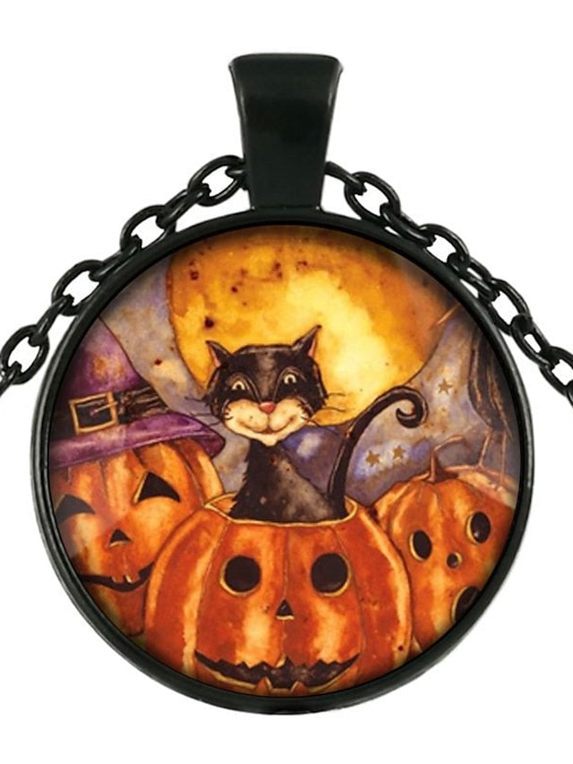 necklace Chic & Modern Halloween Cat Necklaces for Women