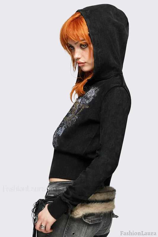 Street Style Color Block Hooded Hoodie