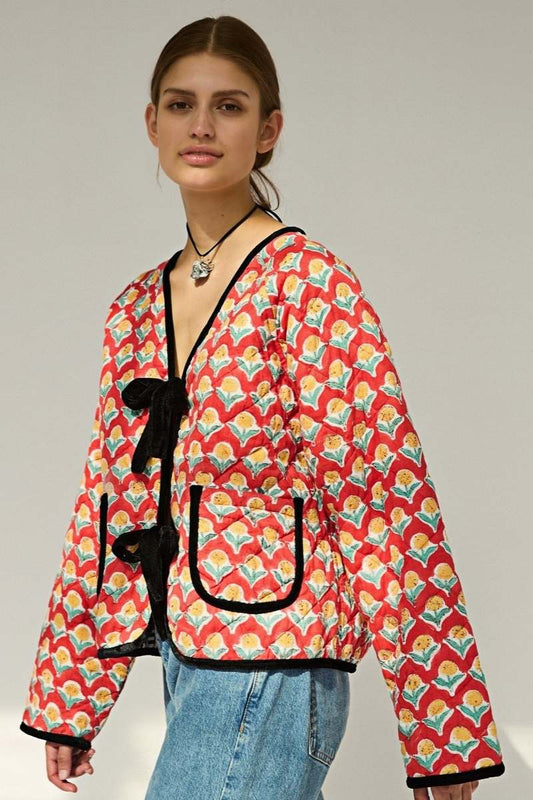 Chaqueta Suvanna - Naranja Sangre