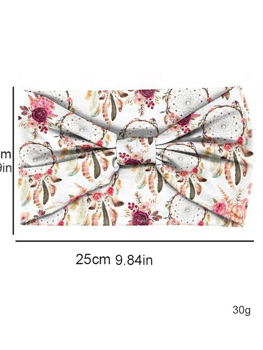 1PC Headbands Hair Band For Work Daily Holiday Retro Fabric White Red Purple for Women