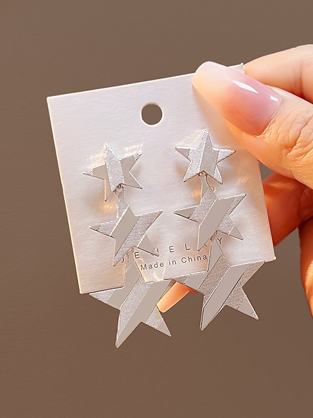 1 Pair Drop Earrings Earrings For Gift Date Festival Alloy Vintage Style Star for Women