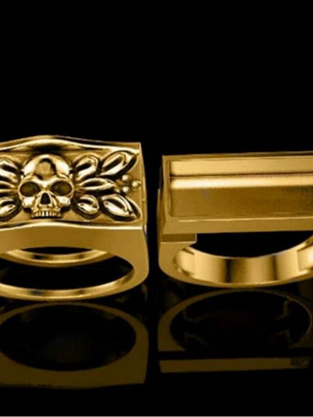 1PC Ring For Men's Daily Date Alloy Classic Skull for Women