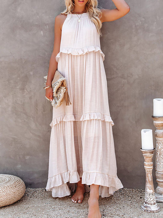 Vestido bohemio sin mangas para mujer | Ideal para el verano