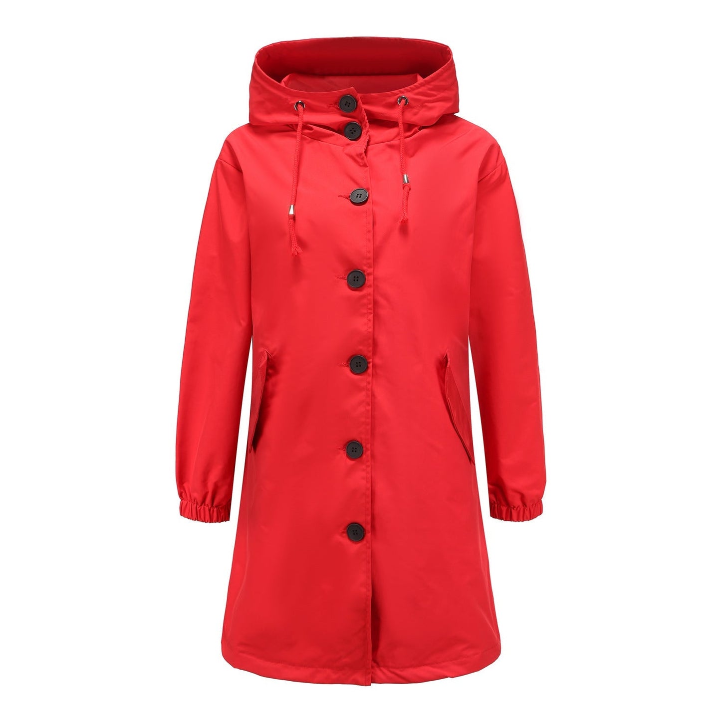 Chaqueta impermeable informal con capucha para mujer | Ideal para actividades al aire libre