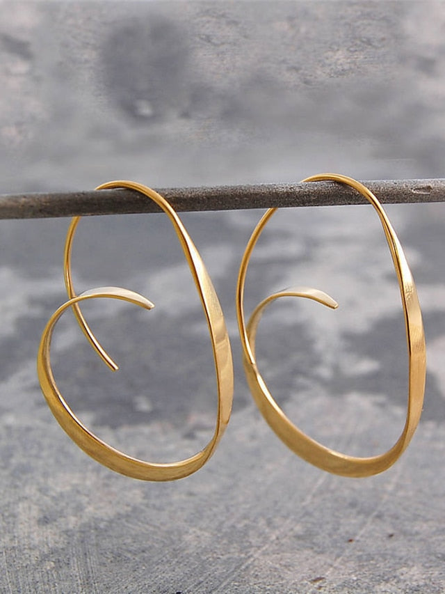 Earrings Chic & Modern Street Geometry Earring / Gold / Silver / Fall / Winter / Spring for Women