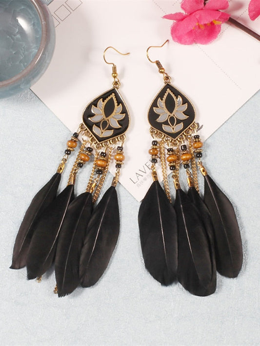 Earrings Ethnic Style Street Color Block Earring for Women