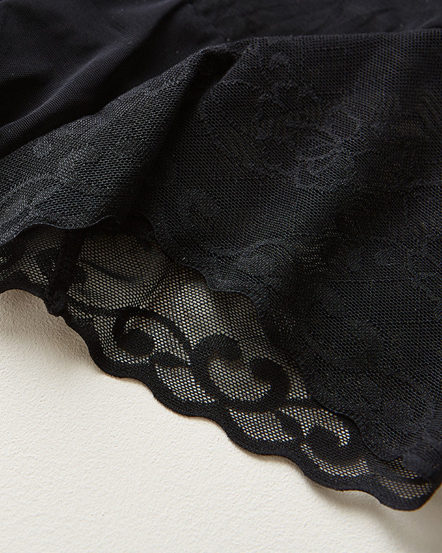 Mulberry Silk High Waist Seamless Lace Leggings