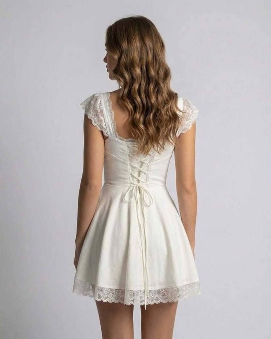 Ondine Lace Mini Dress