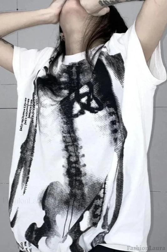 X-Ray Bone Graphic T-Shirt